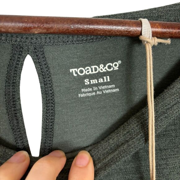 NWT Toad & Co. Gray Intermosso Modern Travel Dress Women’s Small MSRP: $99 - Picture 9 of 10